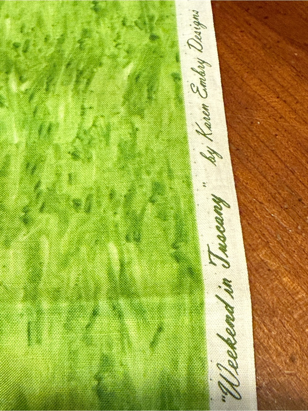 Whimsical Garden Bright Green Fabric